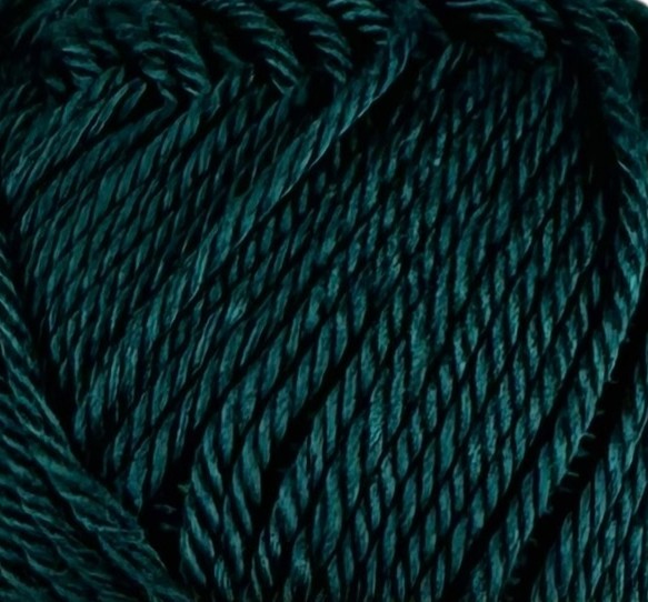 L’eccellenza Baumwolle merzerisierte 100% Dunkles Petrolgrün 2166